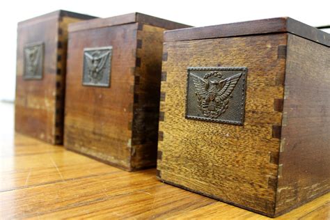 vintage dovetail boxes